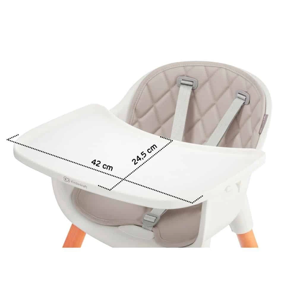 Kinderkraft Sienna Grey High Chair - Image 14