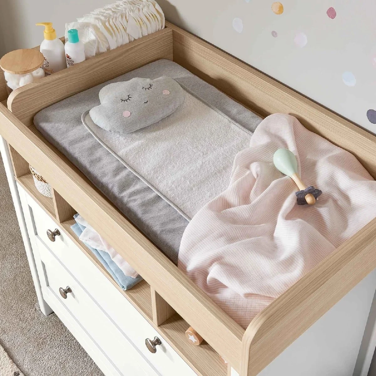 Mamas & Papas Harwell 2 Piece With Mattress – White - Image 9