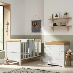 Tutti Bambini Rio 2 Piece Nursery Room Set – Dove Grey Oak