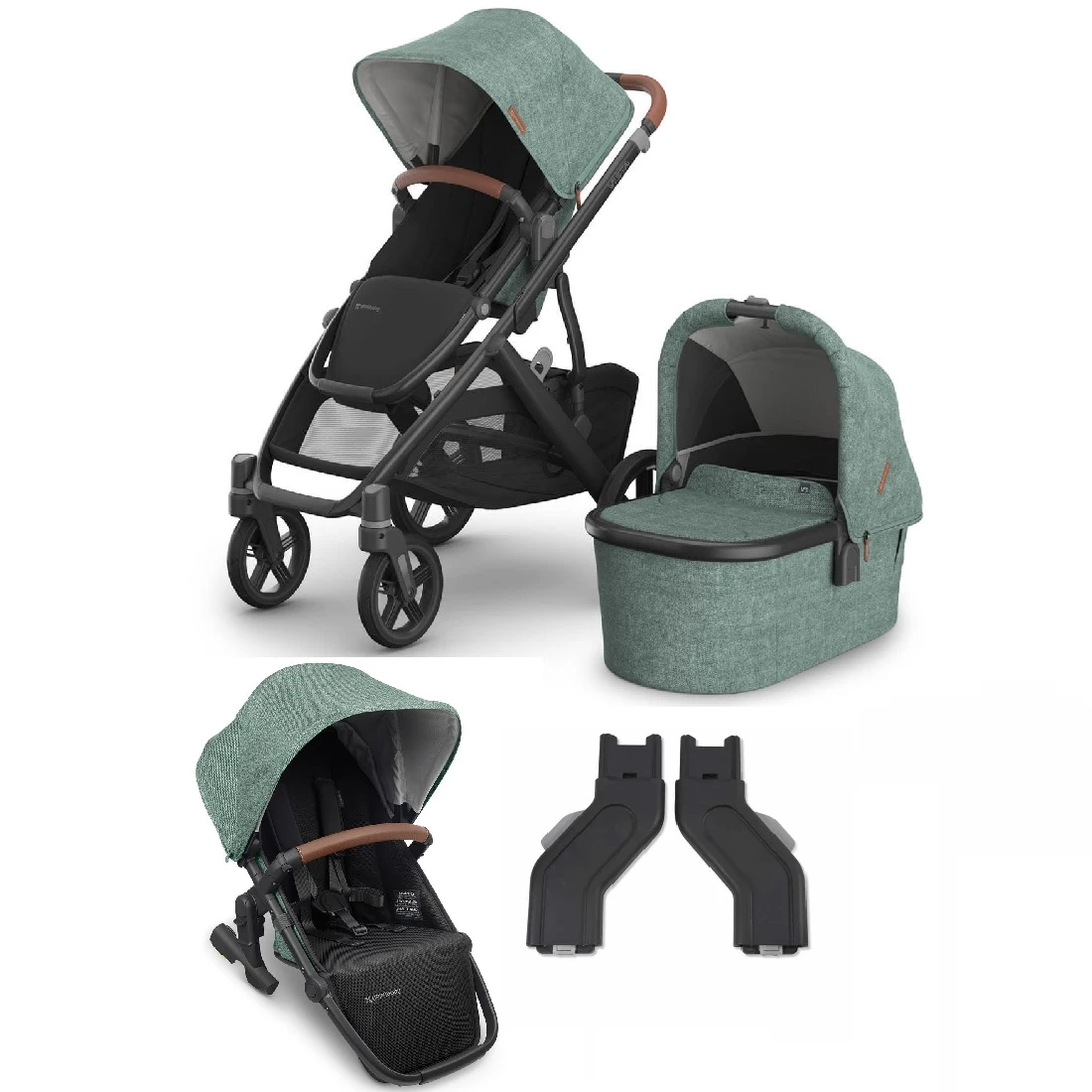UPPAbaby VISTA V3 Double Pushchair And Carrycot β Gwen