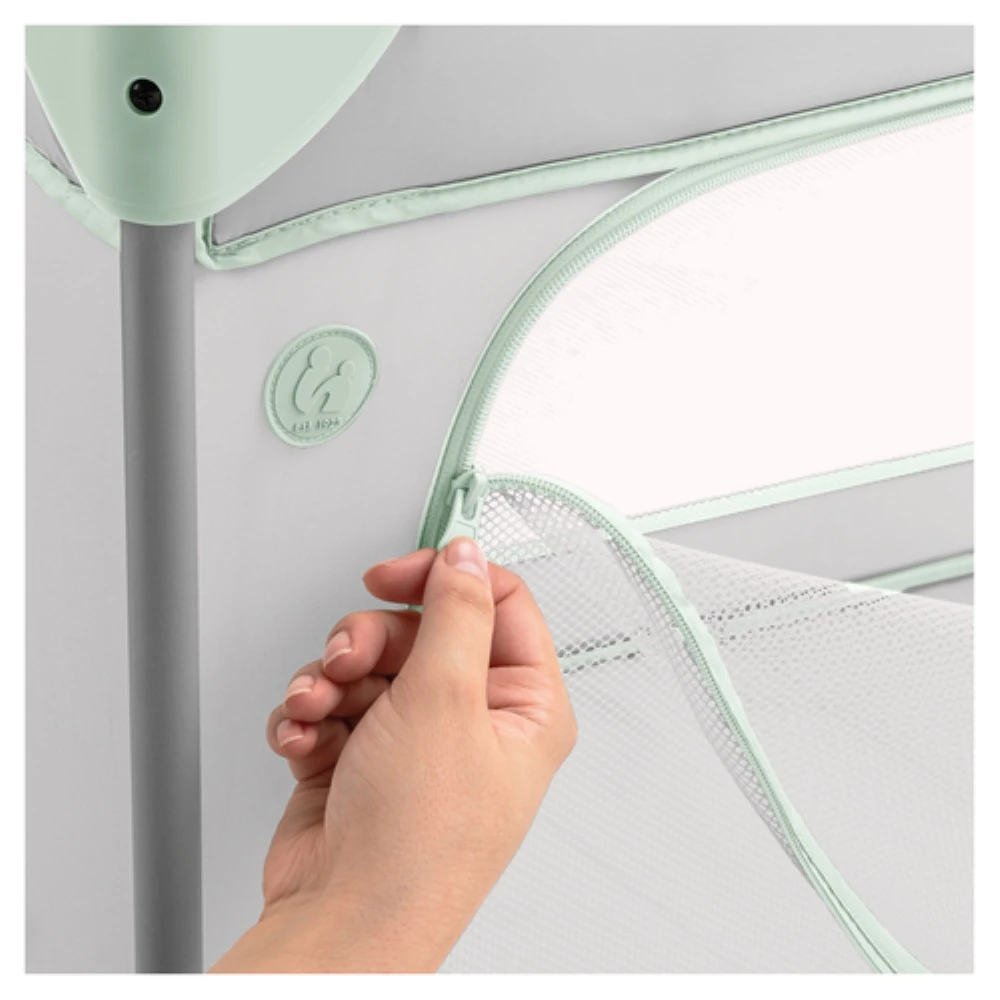 Hauck Dream N Play Plus Mint With Plants Cover - Image 4