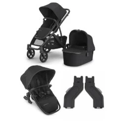 UPPAbaby VISTA V3 Double Pushchair And Carrycot –Jake