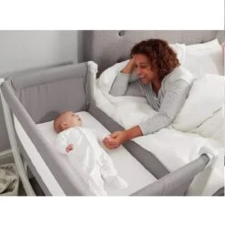 Shnuggle® Shnuggle Air Bedside Crib – Dove Grey