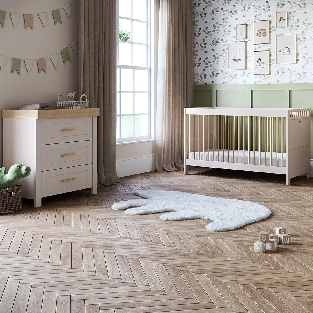 Silver Cross Seville 2 Piece Room Set – Cashmere/Oak