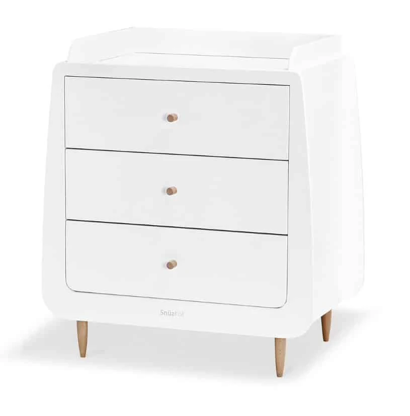 Snuz Skandi 5 Piece Nursery Room Set Bundle β White With Natural - Image 7