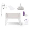 SnuzPod Studio Bedside Crib Bundle – Paris White