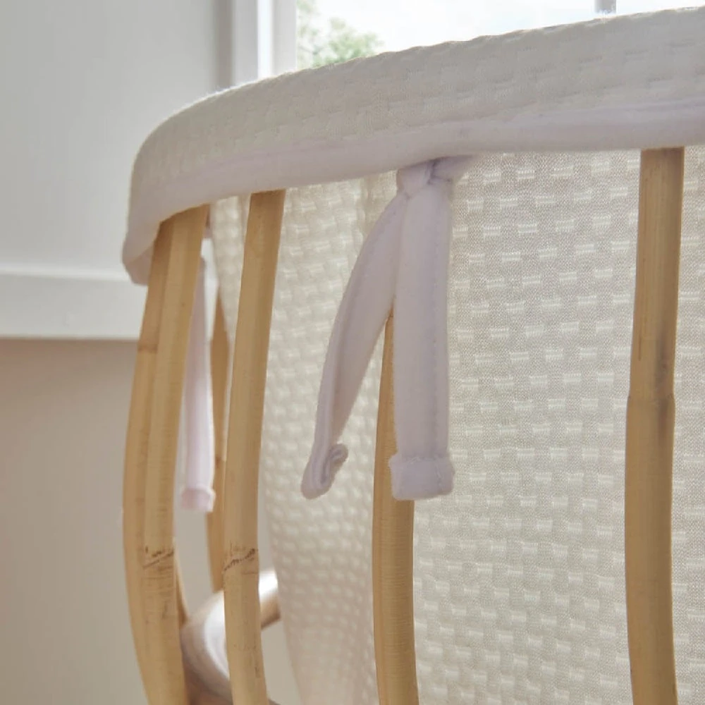 CuddleCo Aria Crib β Rattan - Image 2