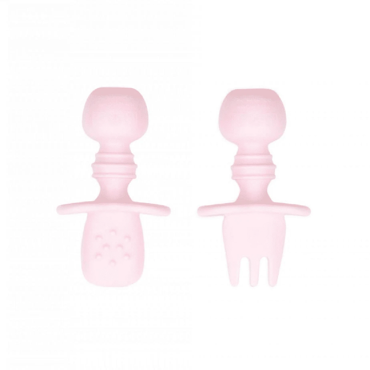 Bumkins Pink Silicone Chewtensils