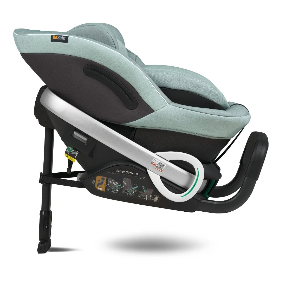 BeSafe Stretch B Car Seat Sea Green Mélange - Image 3