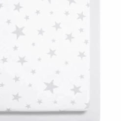 Snuz Crib 2 Pack Fitted Sheets Stars