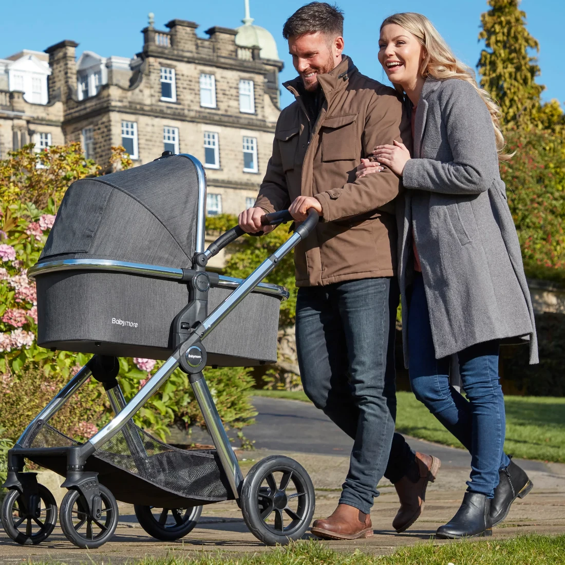 Babymore Memore V2 Pram Pushchair 11 Piece Chrome - Image 10