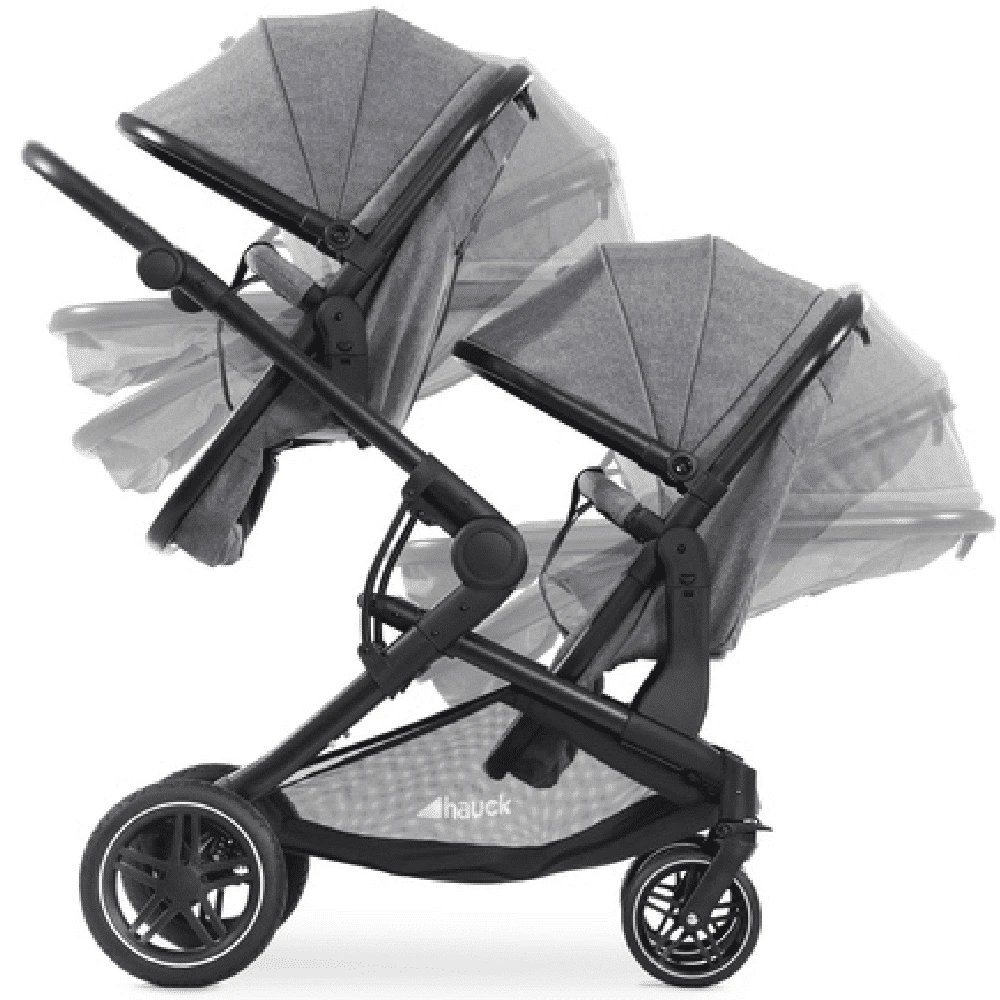 Hauck Melange Grey Atlantic Twin 3 In 1 Joie Travel System Bundle 1 - Image 16