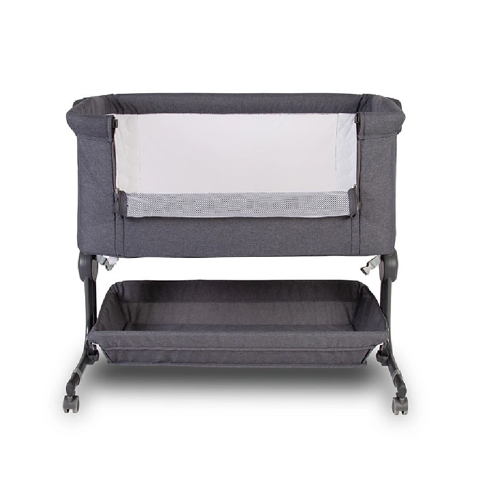 Red Kite Cozysleep Bedside Crib Grey