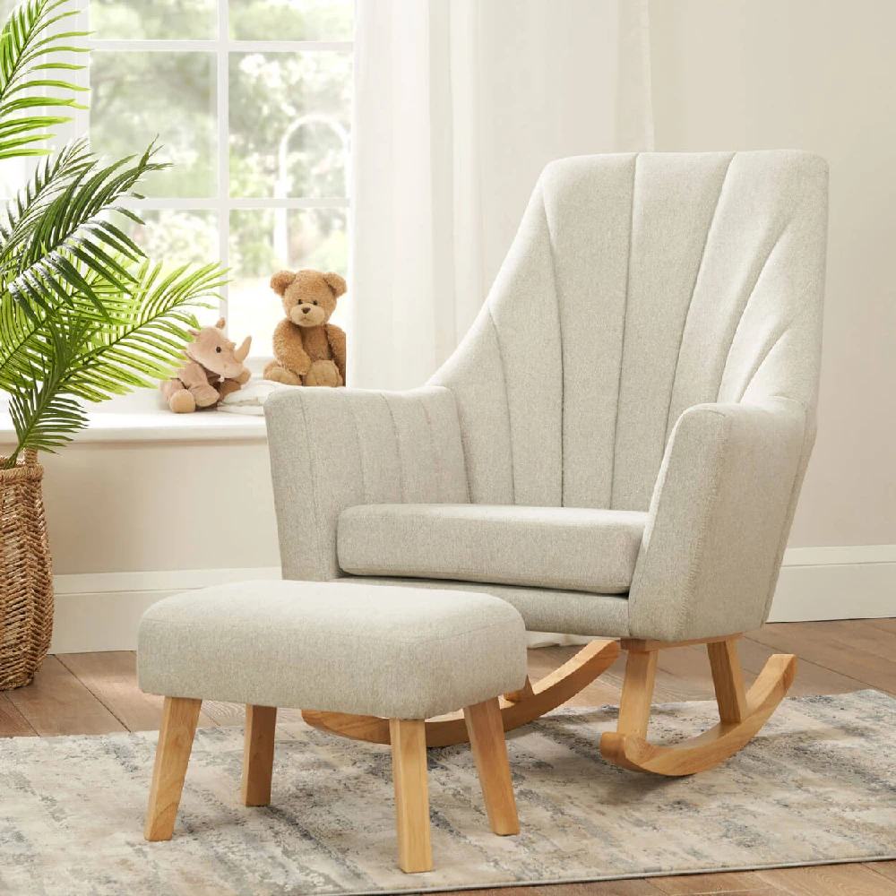 Tutti Bambini Rio Nursery Room Set/Rocking Chair Bundle – White - Image 2