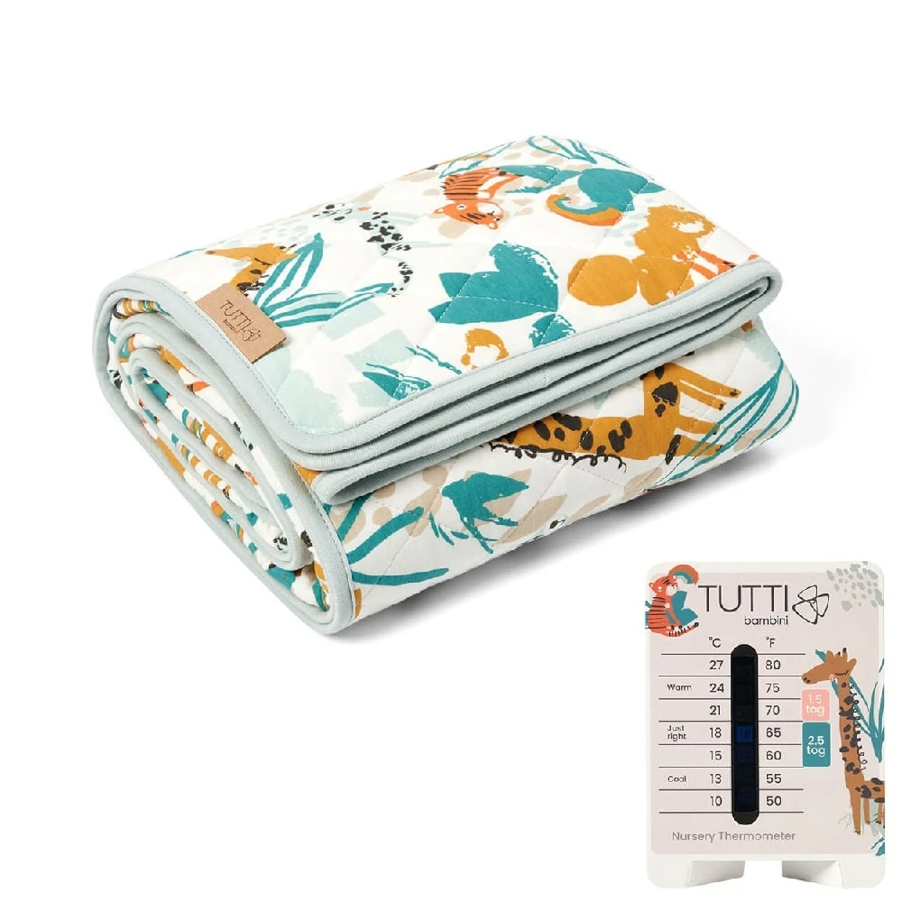 Tutti Bambini Cot/Cot Bed Coverlet – Run Wild