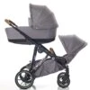 Mee-Go UNO Plus Baby And Toddler Tandem Pushchair Grey/Chrome