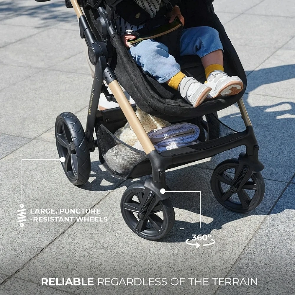 Kinderkraft MOOV 2 Travel System Beige - Image 10