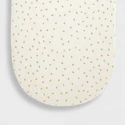 Little Green Sheep Organic Moses Basket Fitted Sheet Printed Linen