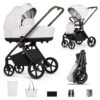 Venicci Claro 8 Piece Pram Bundle (Plus Car Seat Options) – Vanilla