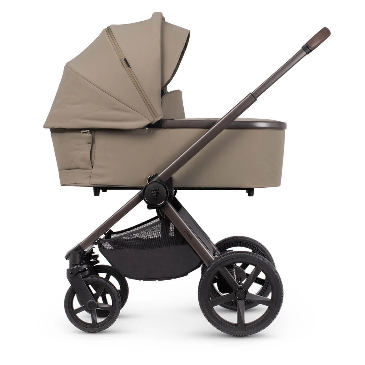Venicci Tinum Upline SE 3 In 1 Pram With Car Seat Options β Powder - Image 2