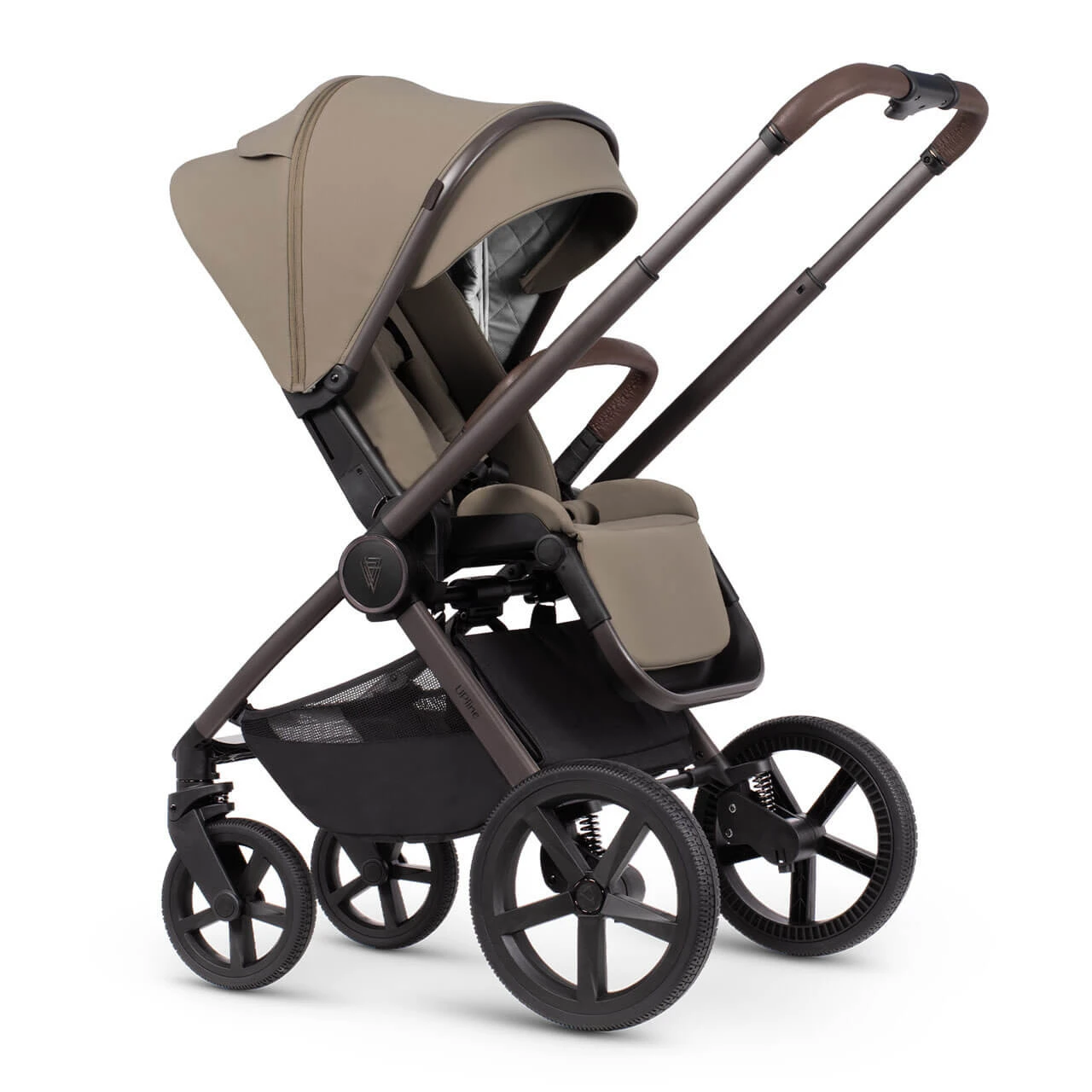 Venicci Tinum Upline SE 3 In 1 Pram With Car Seat Options β Powder - Image 20