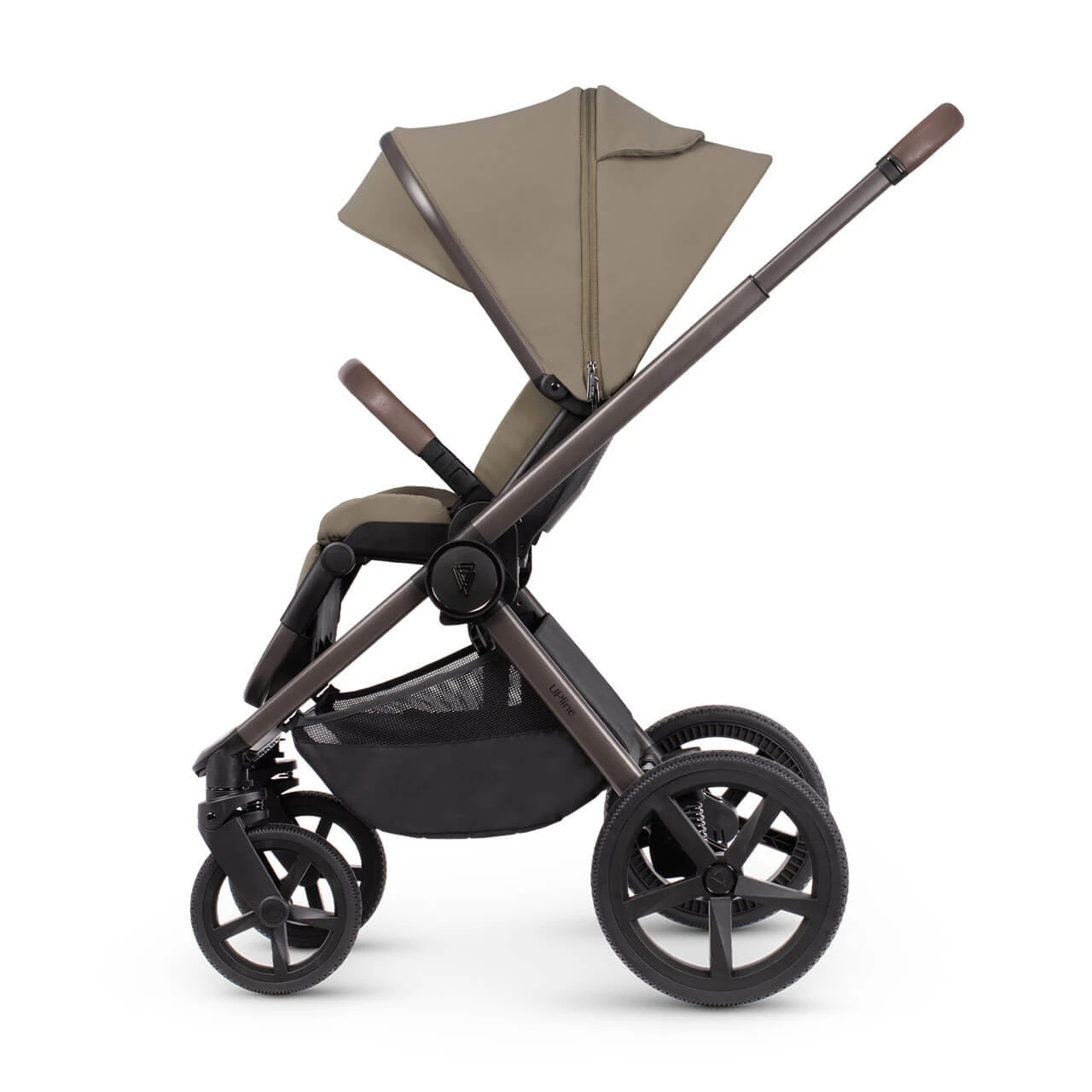 Venicci Tinum Upline SE 3 In 1 Pram With Car Seat Options β Powder - Image 19
