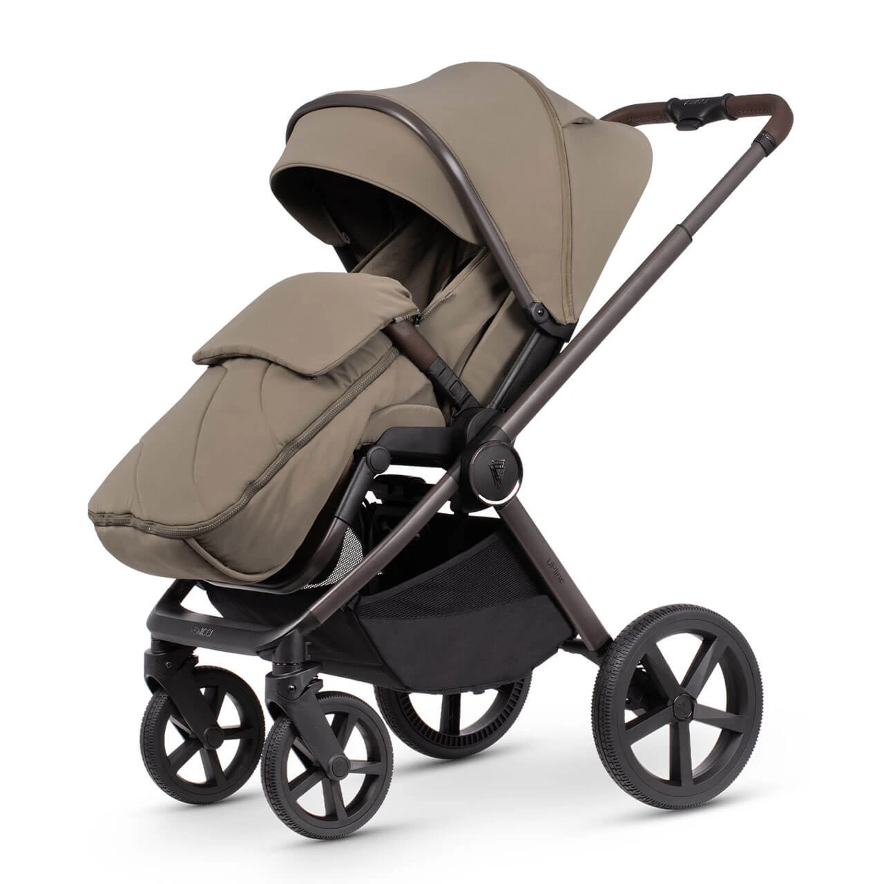 Venicci Tinum Upline SE 3 In 1 Pram With Car Seat Options β Powder - Image 4