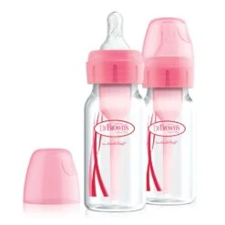Dr Brown’s Narrow Neck Pink Twin Pack
