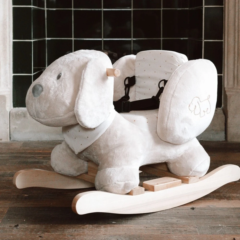 Nattou Rocker Charlie The Dog Vanilla - Image 3