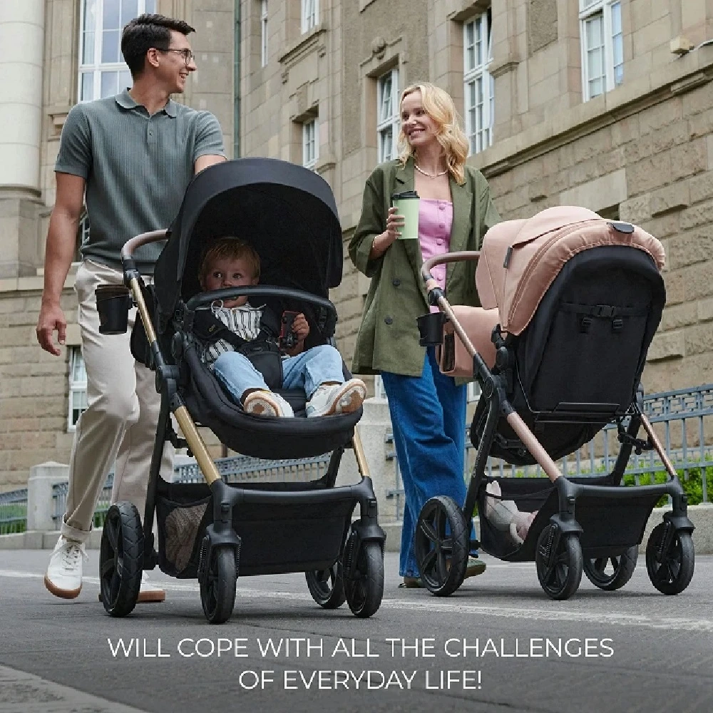 Kinderkraft MOOV 2 Travel System Beige - Image 4