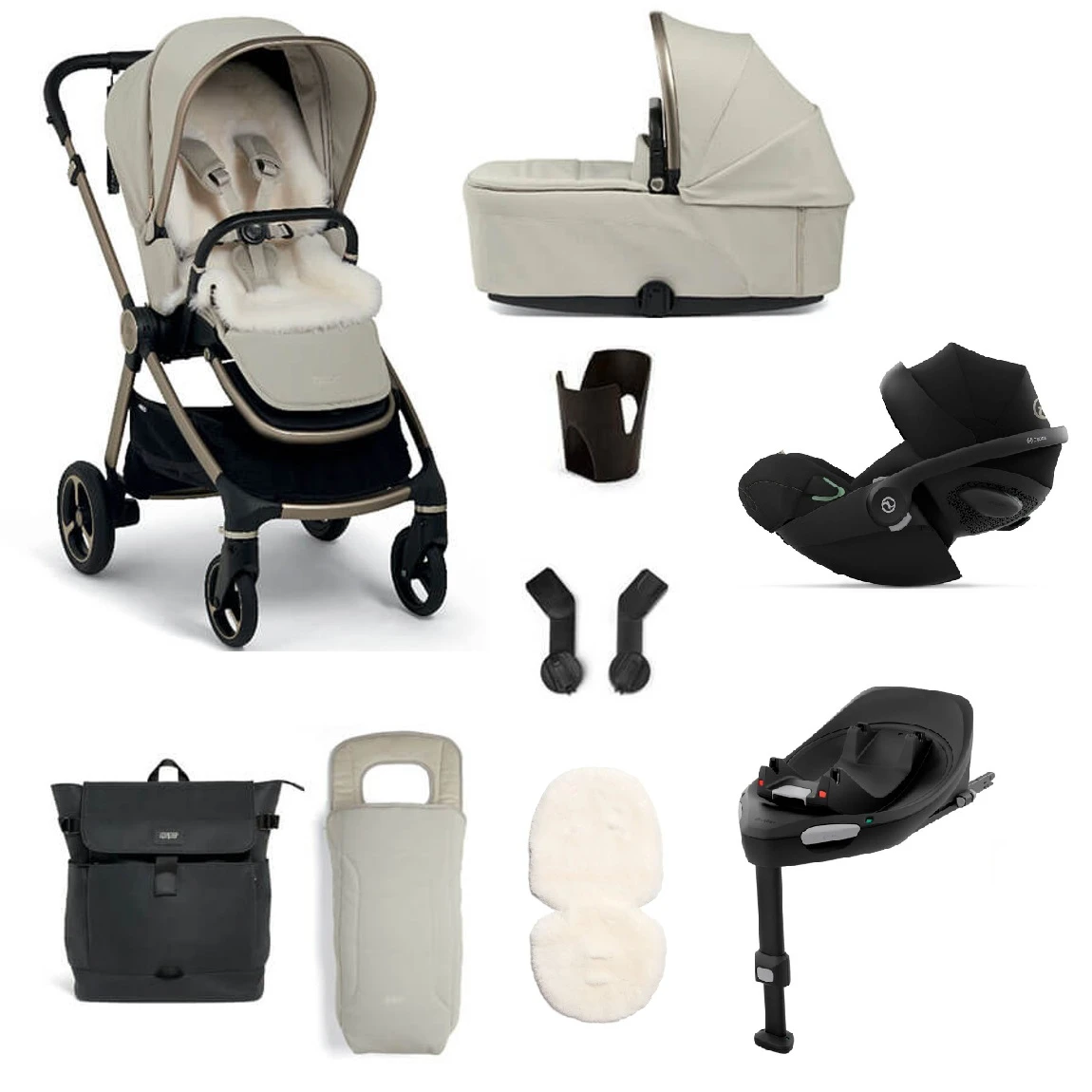Mamas & Papas Complete Kit β Cloud G Vardo Shell