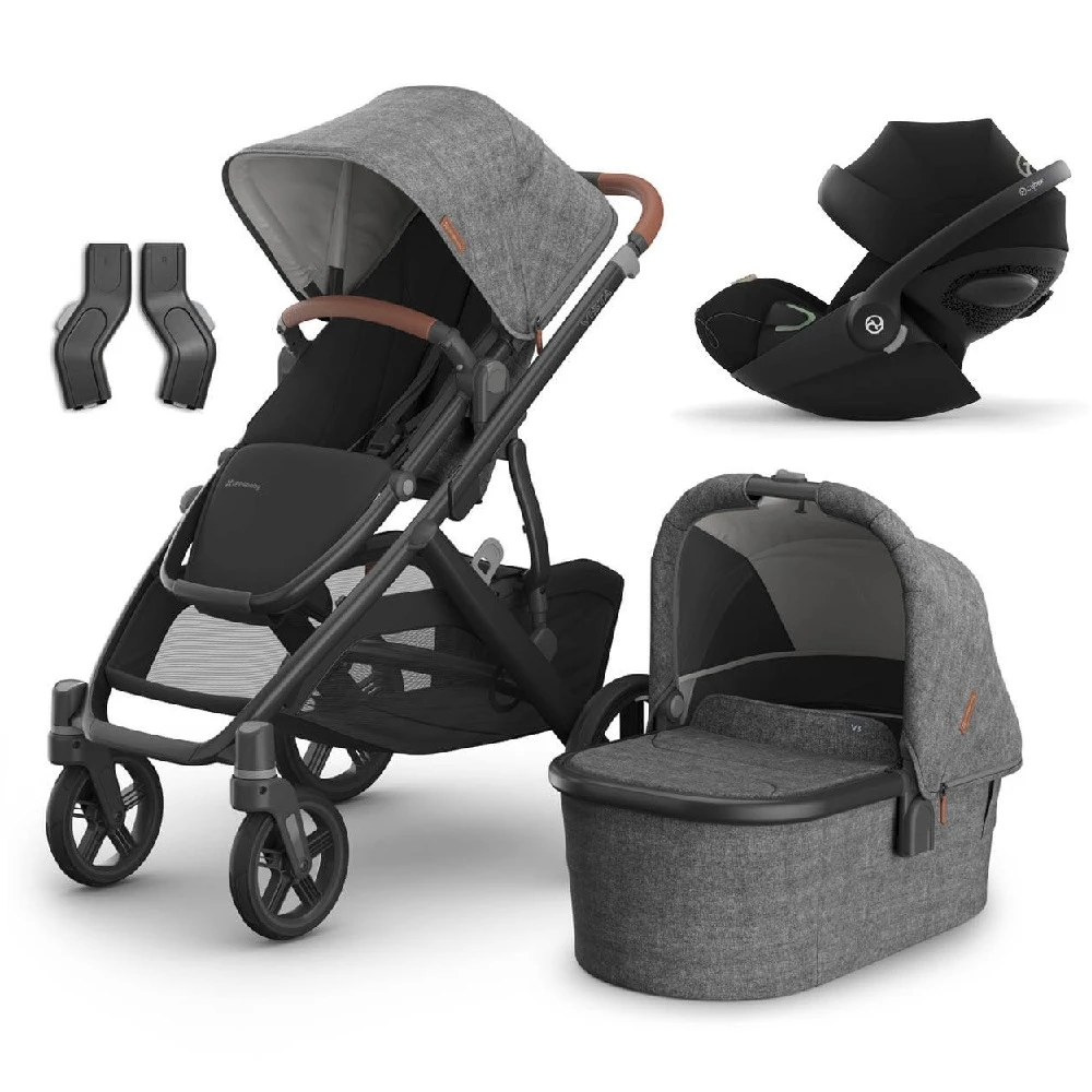 UPPAbaby VISTA V3 Travel System β Greyson + Cloud G + Optional Rotating Base
