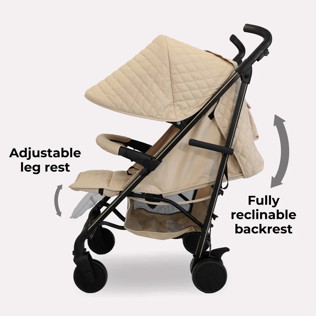 My Babiie Stroller Quilted Sand - Image 6