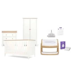 Mamas & Papas Wedmore 3 Piece Nursery Room Set With SnuzPod4 Bundle