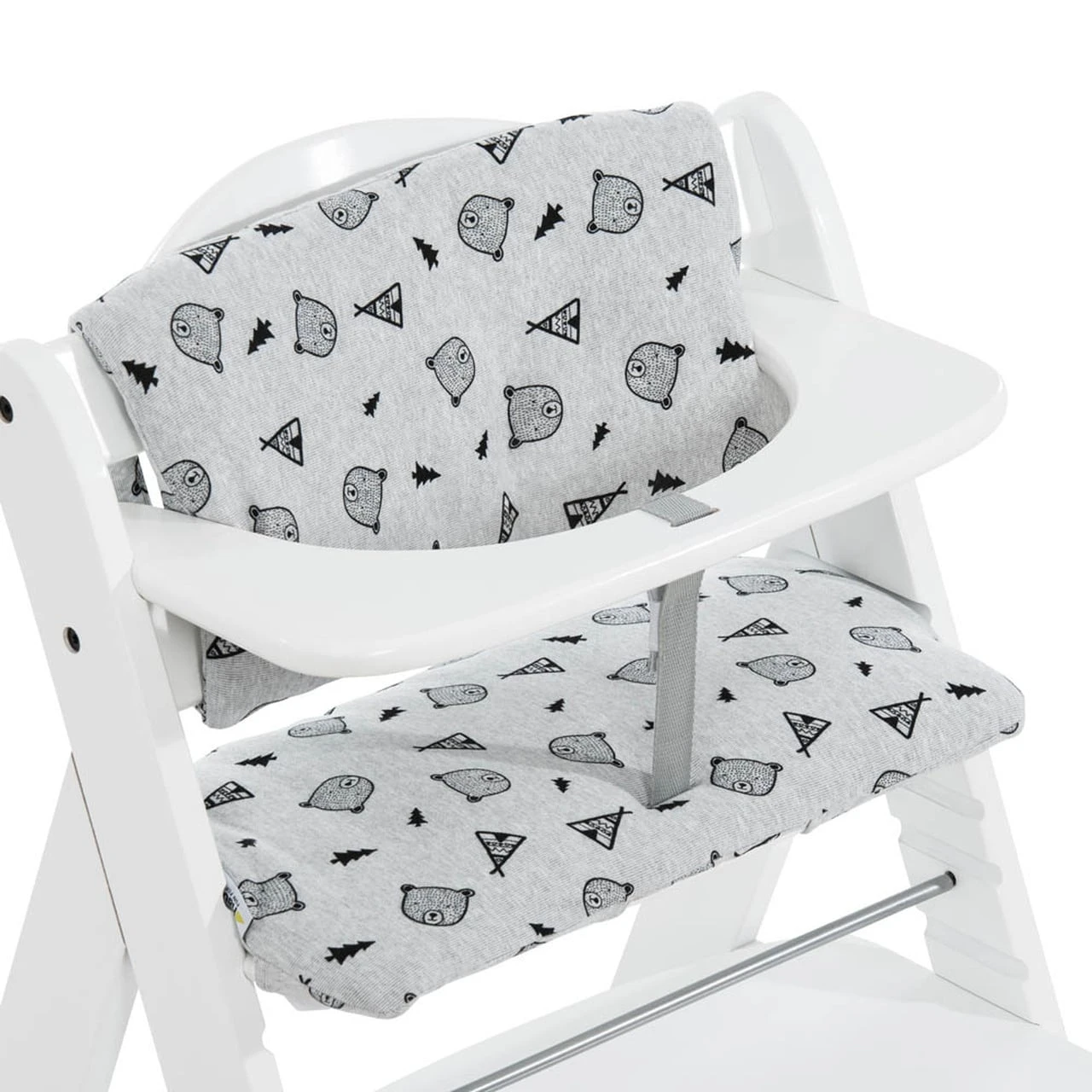 Hauck Alpha Deluxe Nordic Grey Highchair Pad - Image 7