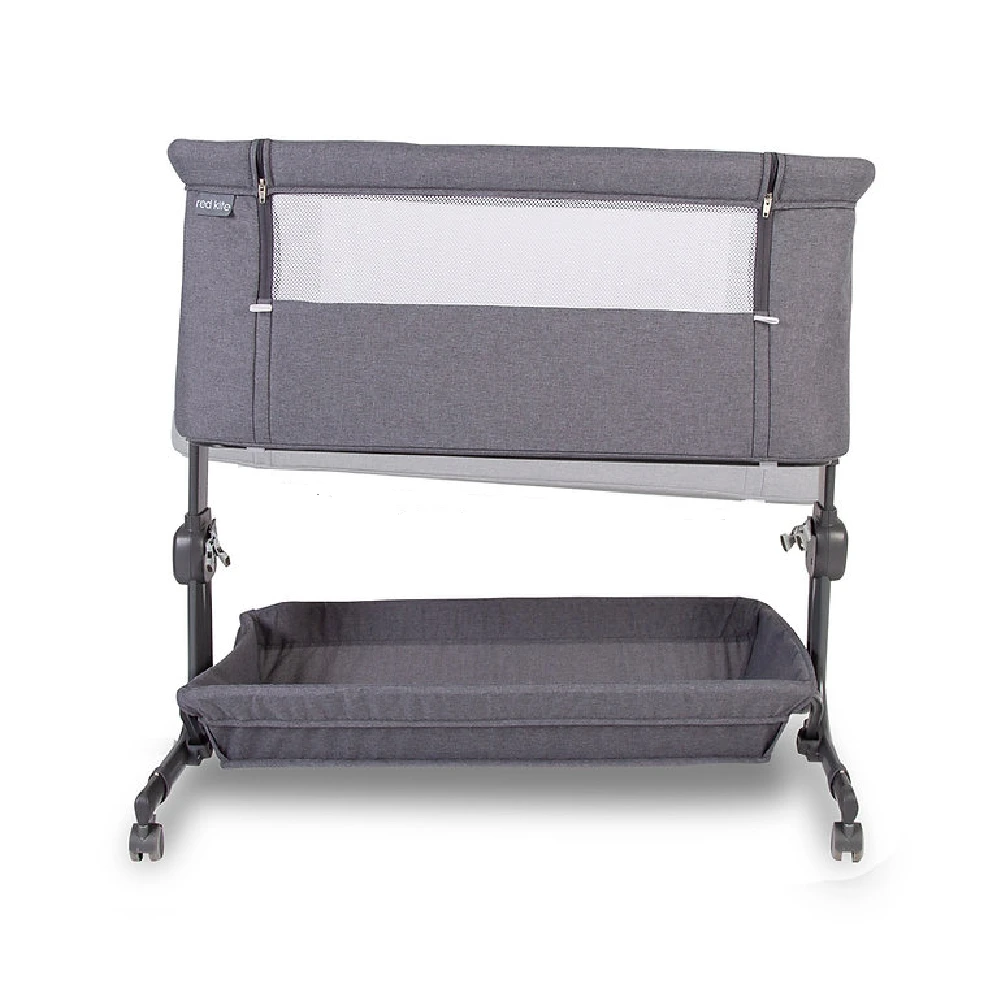 Red Kite Cozysleep Bedside Crib Grey - Image 2