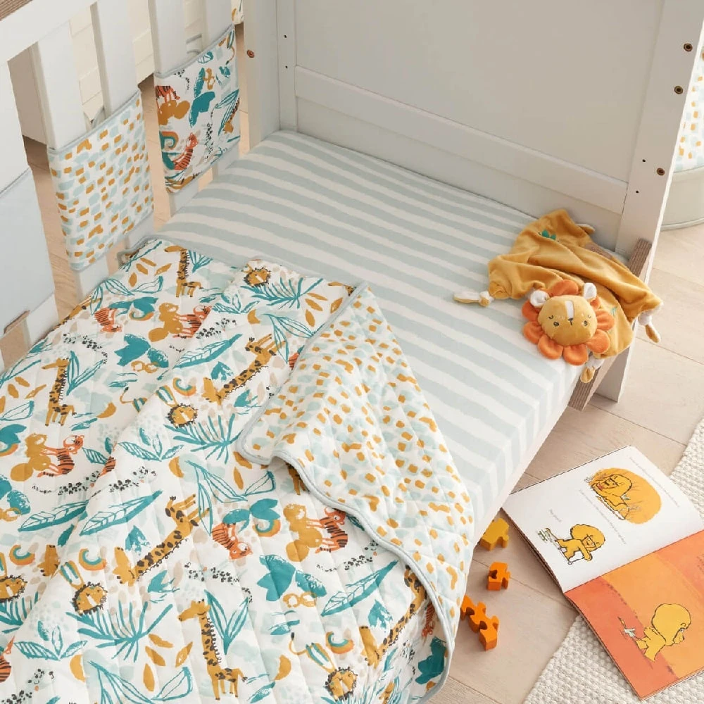 Tutti Bambini Cot/Cot Bed Coverlet β Run Wild - Image 3