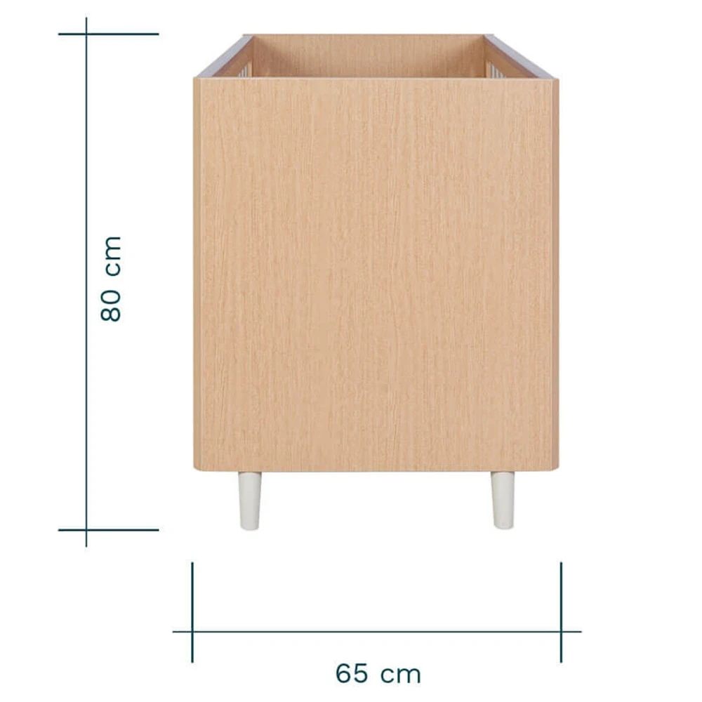 Tutti Bambini Fika 4in1 3 Piece Room Set โ Light Oak/White Sand - Image 19