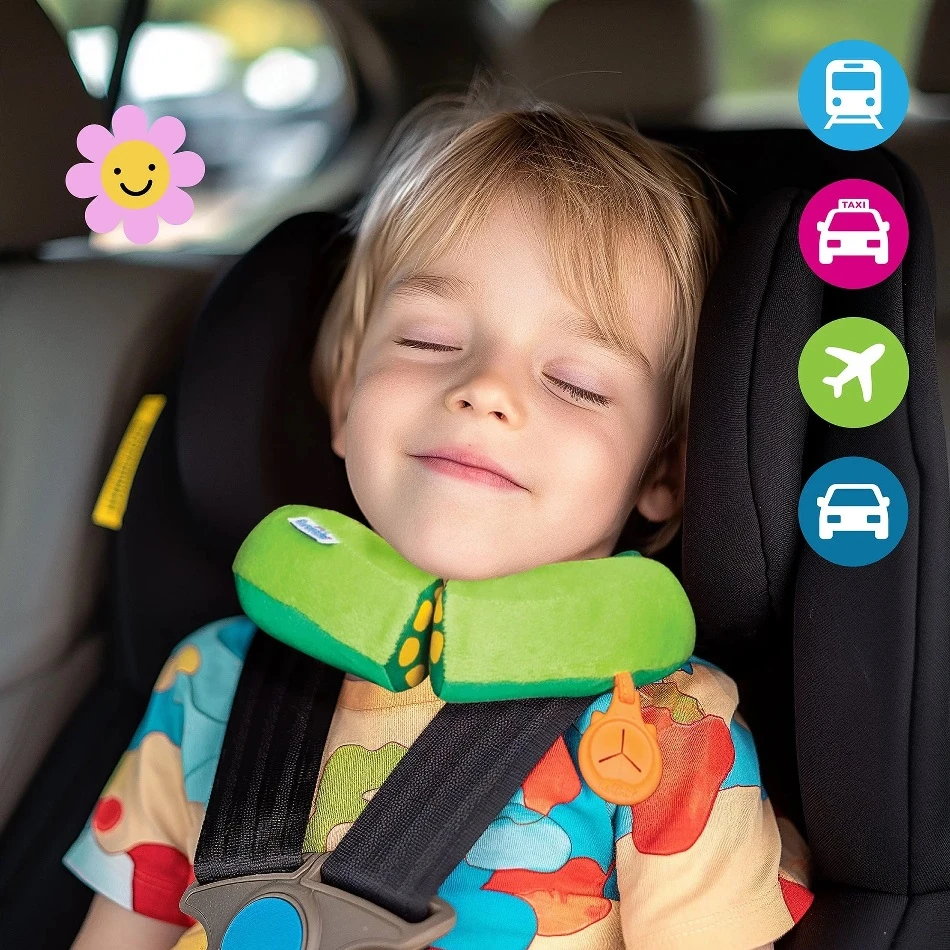 Trunki Yondi Travel Neck Pillow β Dudly Dino - Image 2