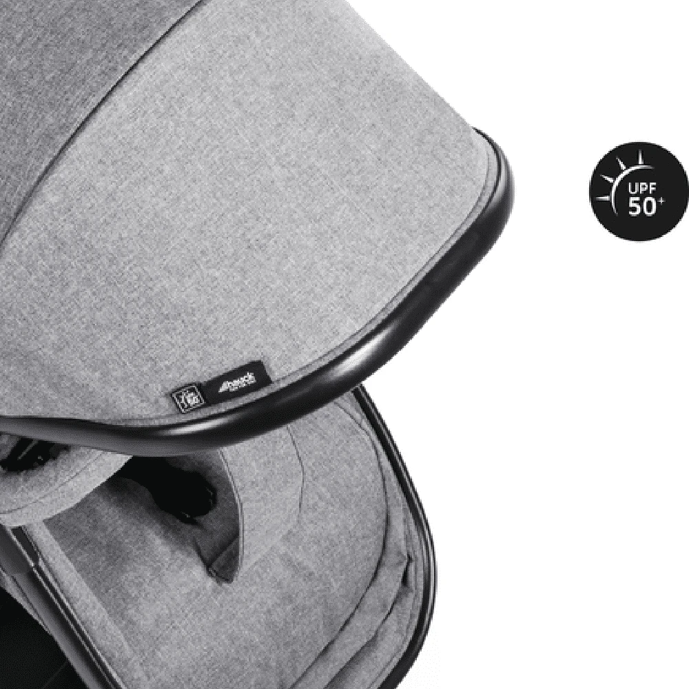 Hauck Melange Grey Atlantic Twin Stroller - Image 17