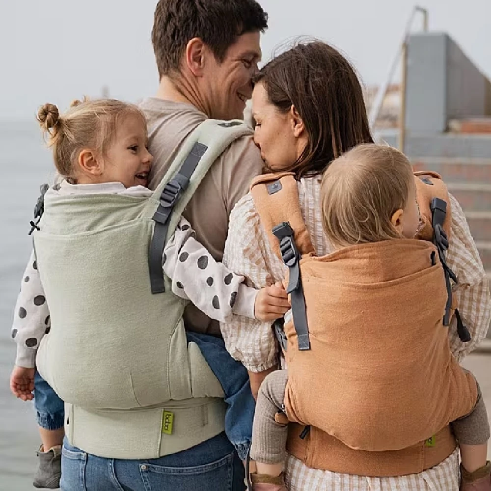 Tutti Bambini Boba X Baby Carrier Linen Green Willow - Image 11